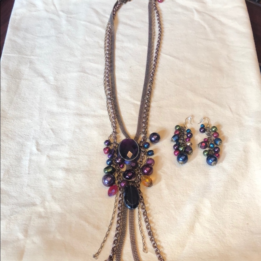 Chico’s necklace & earrings